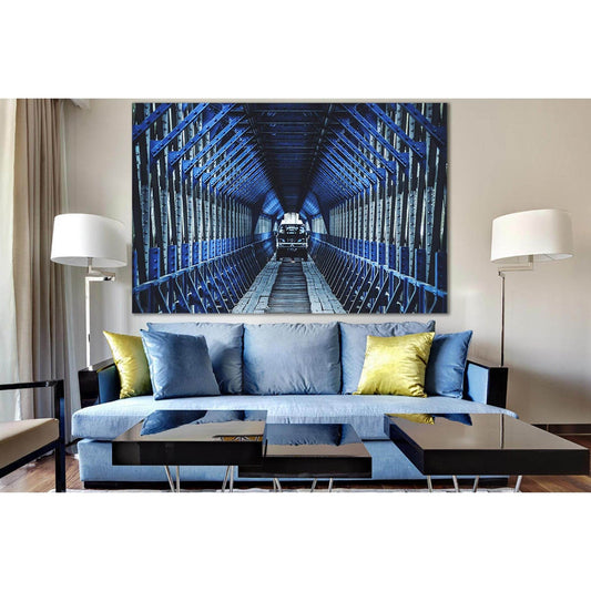 Inside Cirahong Bridge №SL1140 Ready to Hang Canvas Print - Zellart Canvas Prints 0new, ALL_Products, Bridges Wall Art