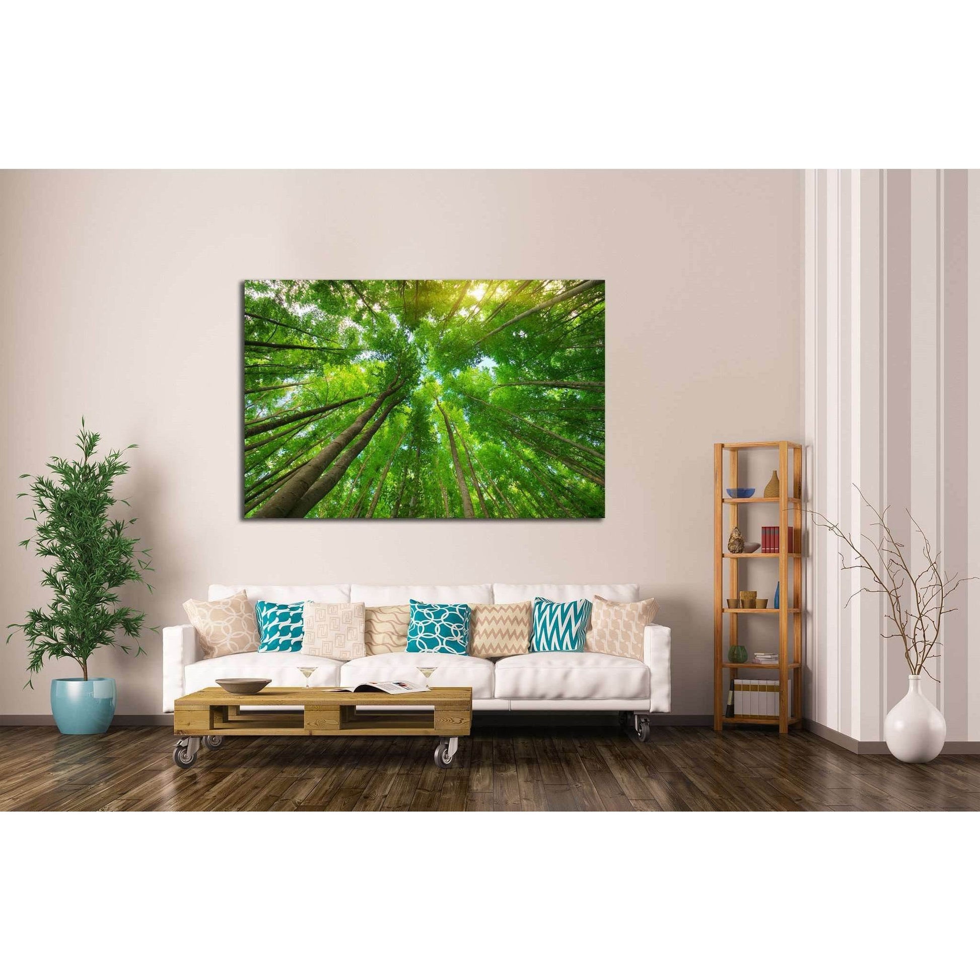 Into the forest №620 Ready to Hang Canvas Print - Zellart Canvas Prints ALL_Products, s-620
