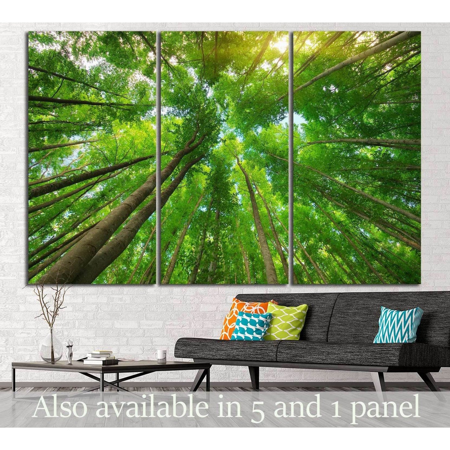 Into the forest №620 Ready to Hang Canvas Print - Zellart Canvas Prints ALL_Products, s-620
