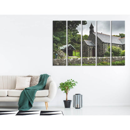 Irish Brick House Cottage №04202 Ready to Hang Canvas Print - Zellart Canvas Prints ALL_Products
