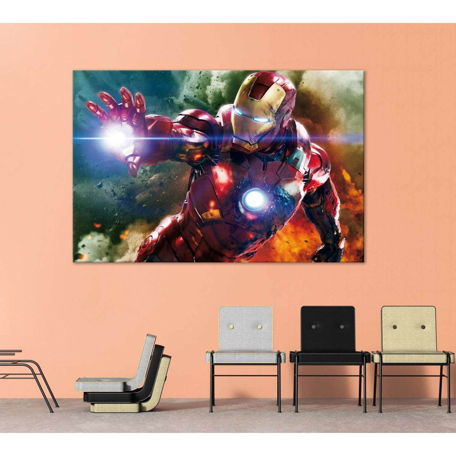 Iron Man №2011 Ready to Hang Canvas Print - Zellart Canvas Prints ALL_Products