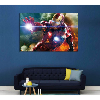 Iron Man №2011 Ready to Hang Canvas Print - Zellart Canvas Prints ALL_Products