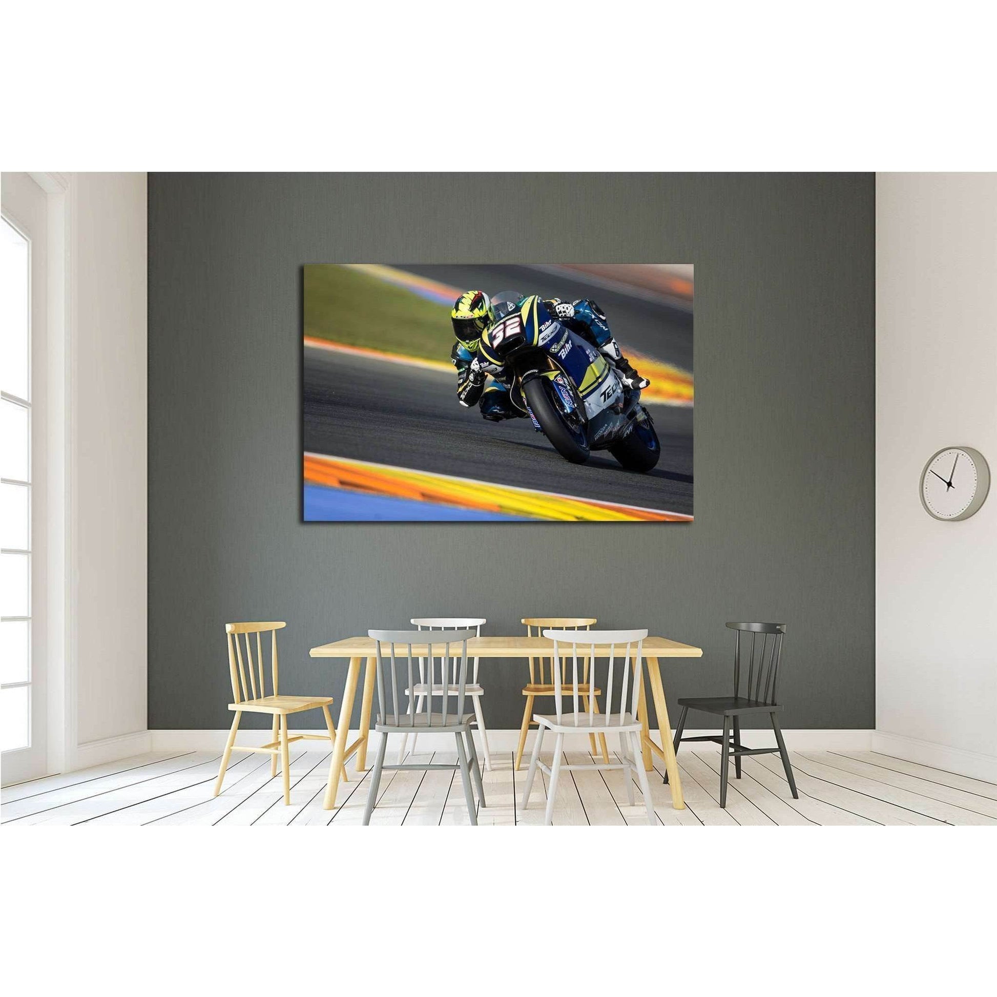 Isaac Vinales, Motogp Grand Prix, Valencia, Spain №1892 Ready to Hang Canvas PrintCanvas art arrives ready to hang, with hanging accessories included and no additional framing required. Every canvas print is hand-crafted, made on-demand at our workshop an