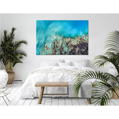 Island In The Ocean №04282 Ready to Hang Canvas Print - Zellart Canvas Prints ALL_Products