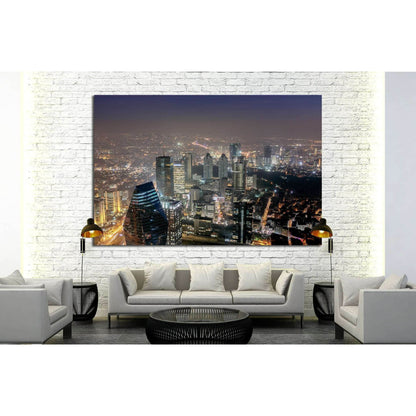 istanbul skyline №1174 Ready to Hang Canvas Print - Zellart Canvas Prints ALL_Products, s-1174