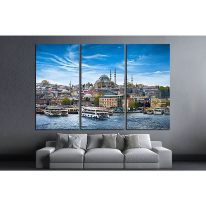 Istanbul the capital of Turkey №1178 Ready to Hang Canvas Print - Zellart Canvas Prints ALL_Products, s-1178