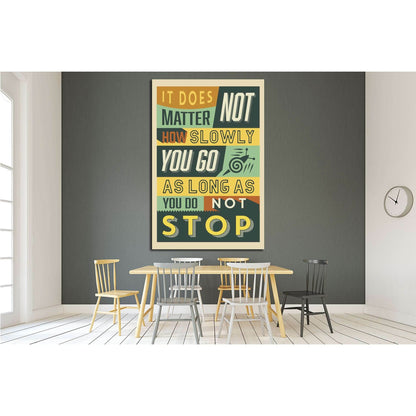 it does not matter №4550 Ready to Hang Canvas Print - Zellart Canvas Prints ALL_Products, s-4550
