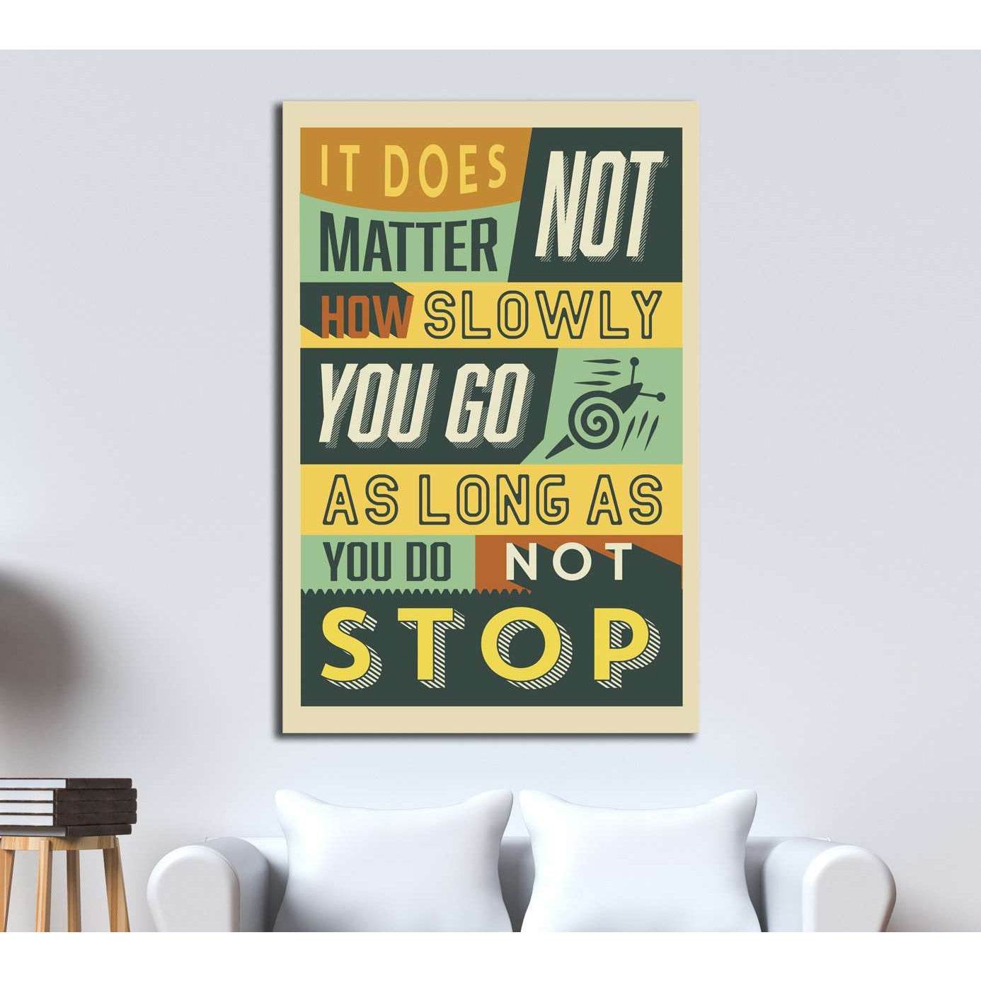 it does not matter №4550 Ready to Hang Canvas Print - Zellart Canvas Prints ALL_Products, s-4550