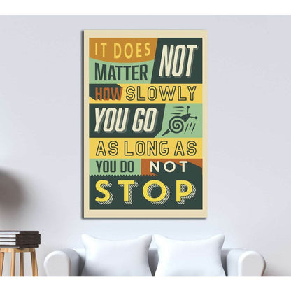 it does not matter №4550 Ready to Hang Canvas Print - Zellart Canvas Prints ALL_Products, s-4550