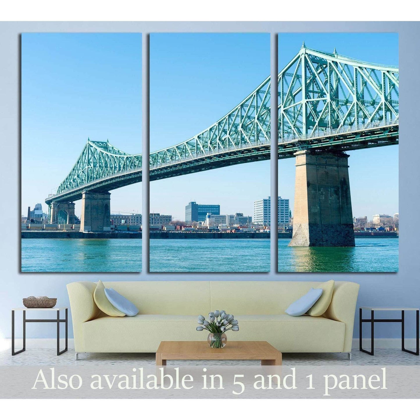 Jacques-Cartier Bridge in Montreal, at sunset №2016 Ready to Hang Canvas PrintCanvas art arrives ready to hang, with hanging accessories included and no additional framing required. Every canvas print is hand-crafted, made on-demand at our workshop and ex