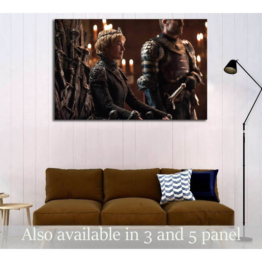 Jaime Lannister and Cersei Lannister №3322 Ready to Hang Canvas Print - Zellart Canvas Prints ALL_Products, s-3322