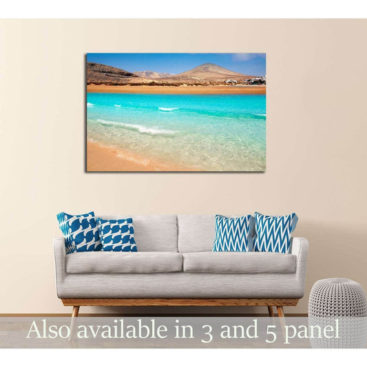 Jandia beach Risco el Paso Fuerteventura at Canary Islands of Spain №3102 Ready to Hang Canvas Print - Zellart Canvas Prints ALL_Products, s-3102