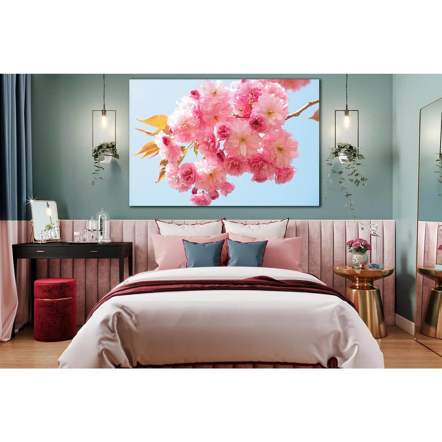 Japanese Cherry Blossom №SL511 Ready to Hang Canvas Print - Zellart Canvas Prints 0new, ALL_Products, Trees Wall Art