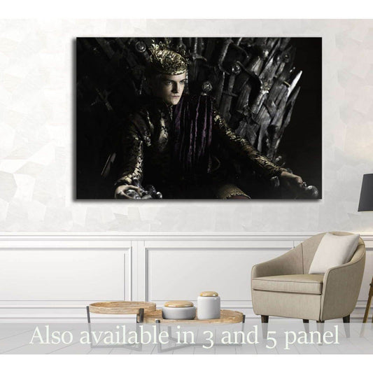 Joffrey Baratheon №3352 Ready to Hang Canvas Print - Zellart Canvas Prints ALL_Products, s-3352