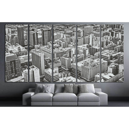 Johannesburg Central Business District has the most dense collection of skyscrapers in Africa №2945 Ready to Hang Canvas Print - Zellart Canvas Prints ALL_Products, s-2945