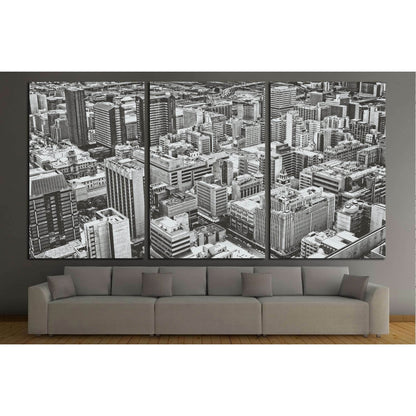 Johannesburg Central Business District has the most dense collection of skyscrapers in Africa №2945 Ready to Hang Canvas Print - Zellart Canvas Prints ALL_Products, s-2945