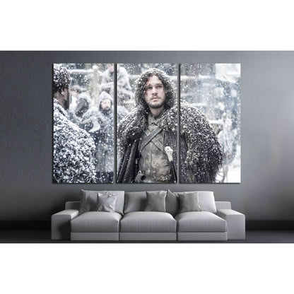 jon snow №3353 Ready to Hang Canvas Print - Zellart Canvas Prints ALL_Products, s-3353