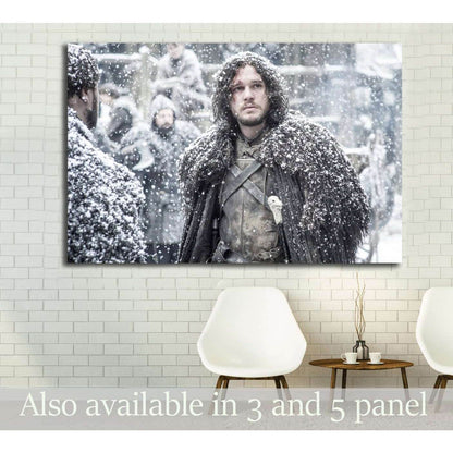 jon snow №3353 Ready to Hang Canvas Print - Zellart Canvas Prints ALL_Products, s-3353