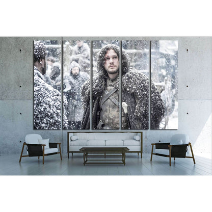 jon snow №3353 Ready to Hang Canvas Print - Zellart Canvas Prints ALL_Products, s-3353