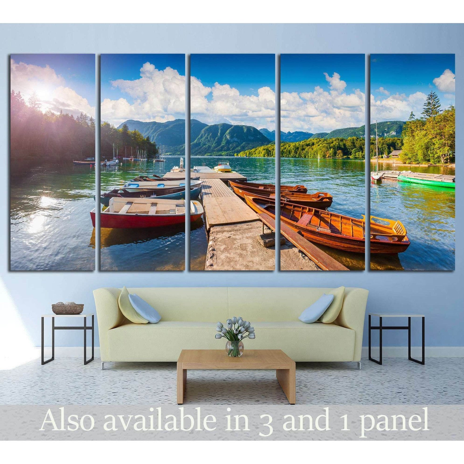 julian Alps, Slovenia №873 Ready to Hang Canvas Print - Zellart Canvas Prints ALL_Products, s-873