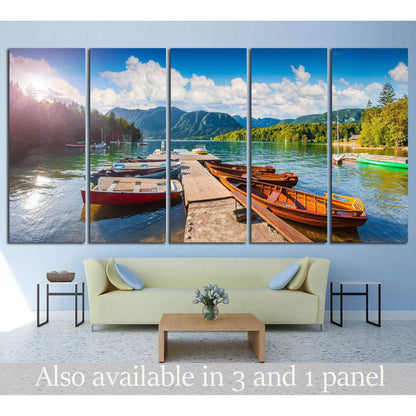 julian Alps, Slovenia №873 Ready to Hang Canvas Print - Zellart Canvas Prints ALL_Products, s-873