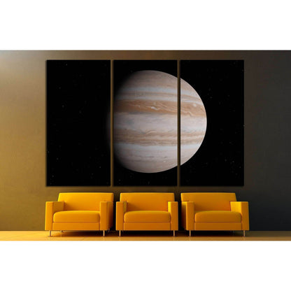 Jupiter planet (Elements of this image furnished by NASA) №2422 Ready to Hang Canvas Print - Zellart Canvas Prints ALL_Products, s-2422