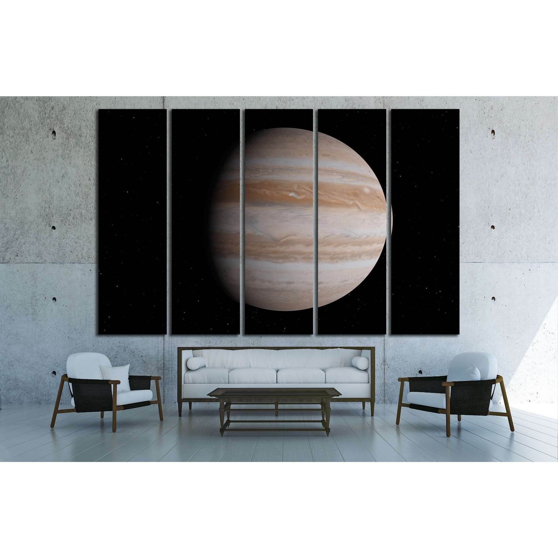 Jupiter planet (Elements of this image furnished by NASA) №2422 Ready to Hang Canvas Print - Zellart Canvas Prints ALL_Products, s-2422