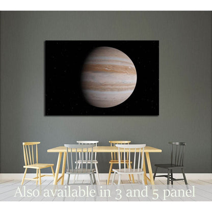 Jupiter planet (Elements of this image furnished by NASA) №2422 Ready to Hang Canvas Print - Zellart Canvas Prints ALL_Products, s-2422