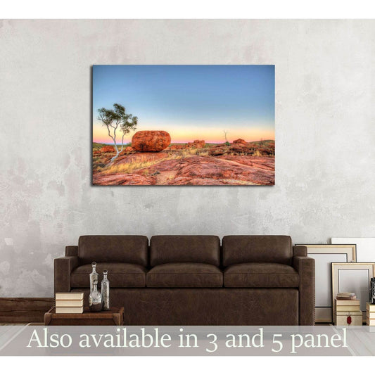 Karlu Karlu - Devils Marbles in outback Australia №3145 Ready to Hang Canvas PrintCanvas art arrives ready to hang, with hanging accessories included and no additional framing required. Every canvas print is hand-crafted, made on-demand at our workshop an