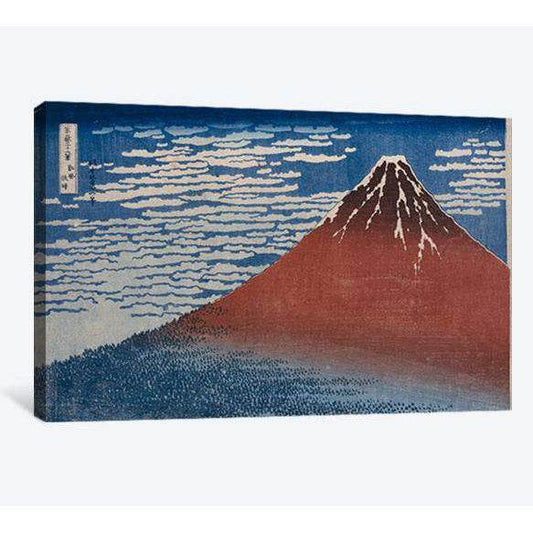 Katsushika Hokusai, Fine wind clear morning - Canvas print - Zellart Canvas Prints 000Negative, 6207, ALL_Products