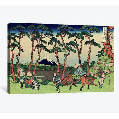 Katsushika Hokusai, Hodogaya on the Tokaido road - Canvas print - Zellart Canvas Prints 000Negative, 6211, ALL_Products