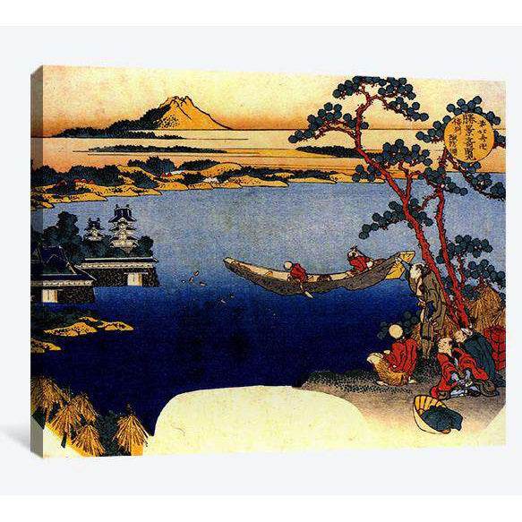 Katsushika Hokusai, Lake Suwa in Shinano Province - Canvas print - Zellart Canvas Prints 000Negative, 6213, ALL_Products