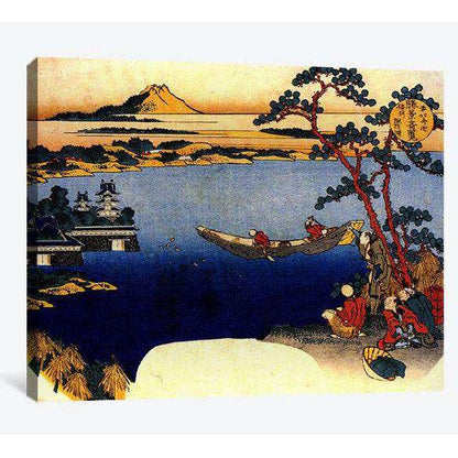Katsushika Hokusai, Lake Suwa in Shinano Province - Canvas print - Zellart Canvas Prints 000Negative, 6213, ALL_Products