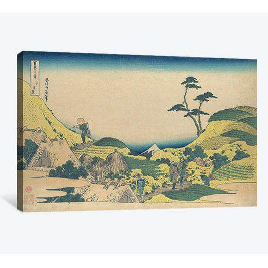 Katsushika Hokusai, Lower Meguro - Canvas print - Zellart Canvas Prints 000Negative, 6215, ALL_Products