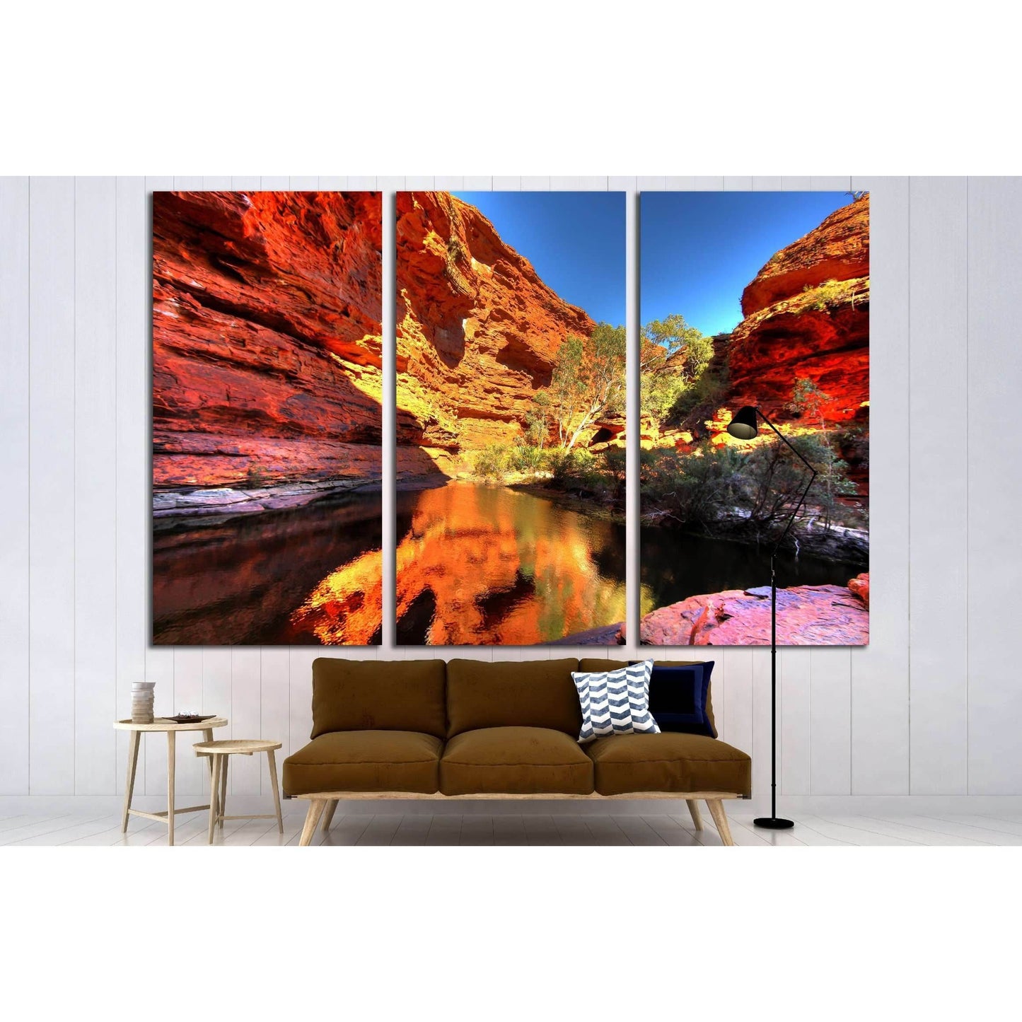 Kings Canyon, Australia №3176 Ready to Hang Canvas PrintCanvas art arrives ready to hang, with hanging accessories included and no additional framing required. Every canvas print is hand-crafted, made on-demand at our workshop and expertly stretched aroun