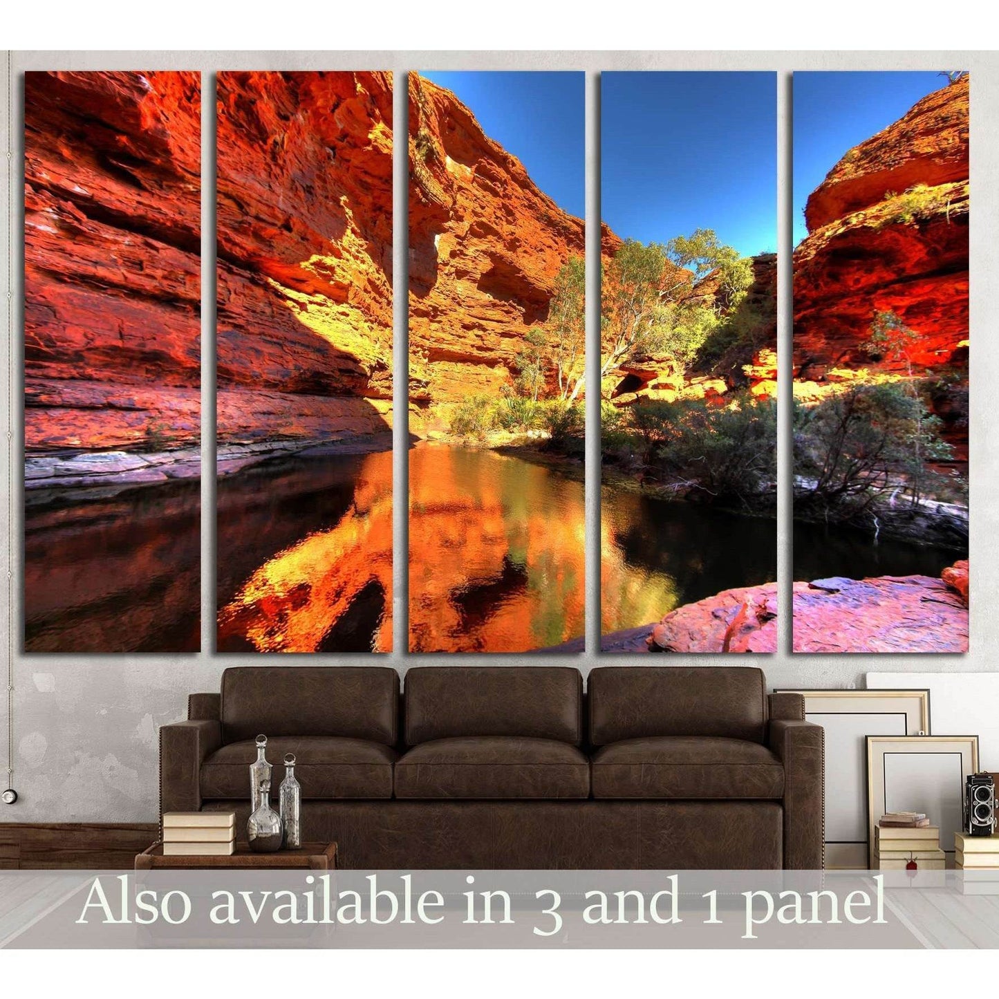 Kings Canyon, Australia №3176 Ready to Hang Canvas PrintCanvas art arrives ready to hang, with hanging accessories included and no additional framing required. Every canvas print is hand-crafted, made on-demand at our workshop and expertly stretched aroun
