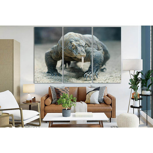 Komodo Dragon №SL1006 Ready to Hang Canvas Print - Zellart Canvas Prints 0new, ALL_Products, Animals & Wildlife