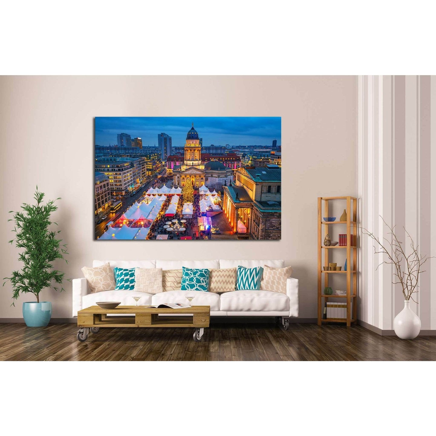 konzerthaus in Berlin, Germany №1104 Ready to Hang Canvas Print - Zellart Canvas Prints ALL_Products, s-1104