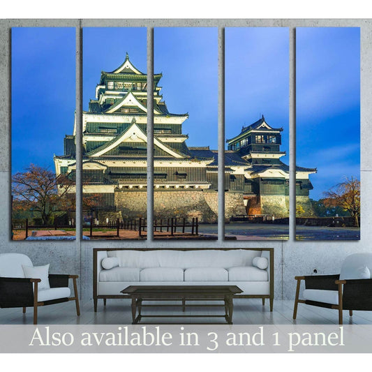Kumamoto Castle in Kumamoto, Japan №1802 Ready to Hang Canvas Print - Zellart Canvas Prints ALL_Products, s-1802
