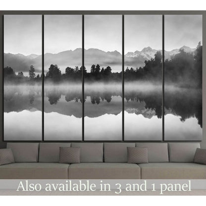 Lake Matheson, New Zealand №736 Ready to Hang Canvas Print - Zellart Canvas Prints ALL_Products, s-736
