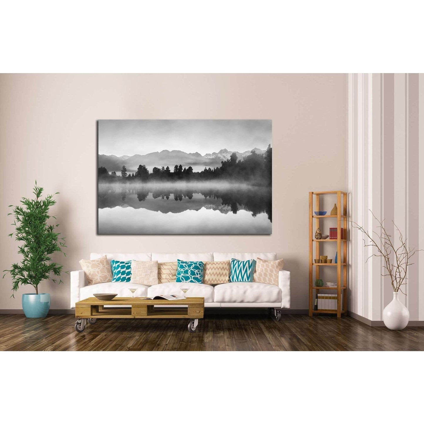 Lake Matheson, New Zealand №736 Ready to Hang Canvas PrintCanvas art arrives ready to hang, with hanging accessories included and no additional framing required. Every canvas print is hand-crafted, made on-demand at our workshop and expertly stretched aro