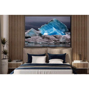 Lake Of The Vatnajökull Glacier №SL1351 Ready to Hang Canvas Print - Zellart Canvas Prints 0new, ALL_Products, Glacials