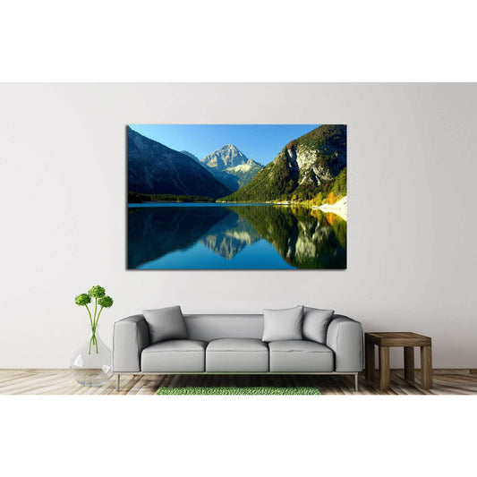 Lake with mountains №622 Ready to Hang Canvas Print - Zellart Canvas Prints ALL_Products, s-622