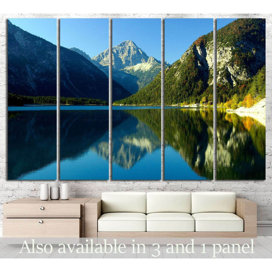 Lake with mountains №622 Ready to Hang Canvas Print - Zellart Canvas Prints ALL_Products, s-622