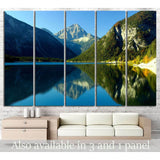 Lake with mountains №622 Ready to Hang Canvas Print