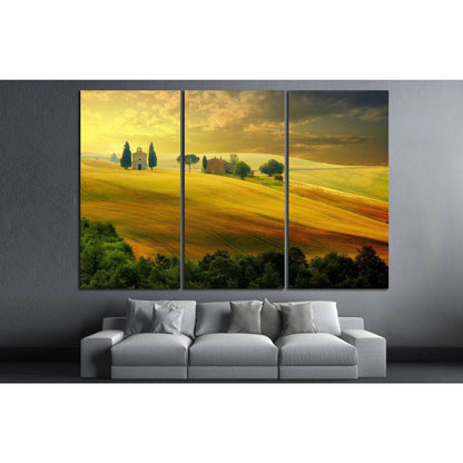 Landscape in Tuscany №623 Ready to Hang Canvas Print - Zellart Canvas Prints ALL_Products, s-623