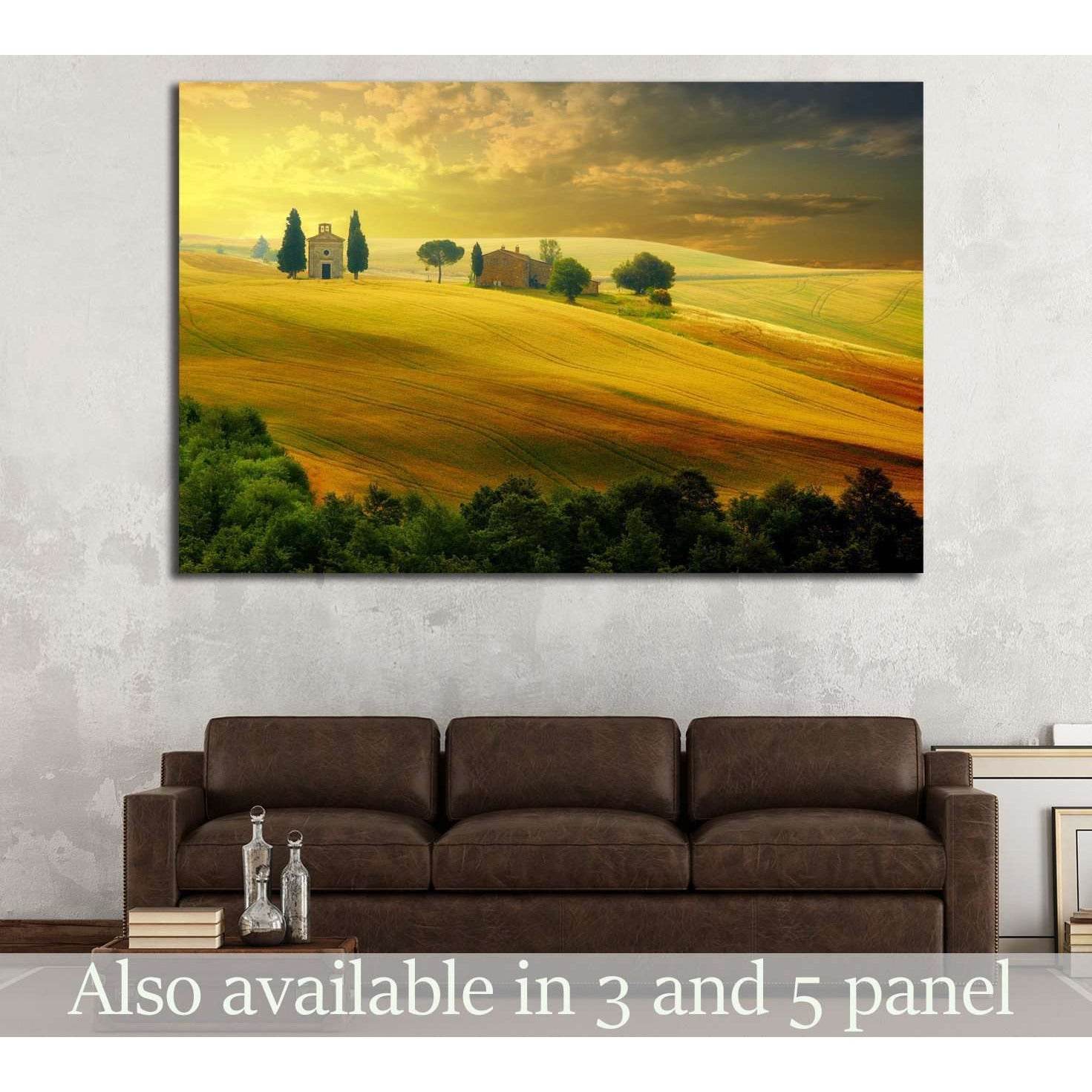 Landscape in Tuscany №623 Ready to Hang Canvas Print