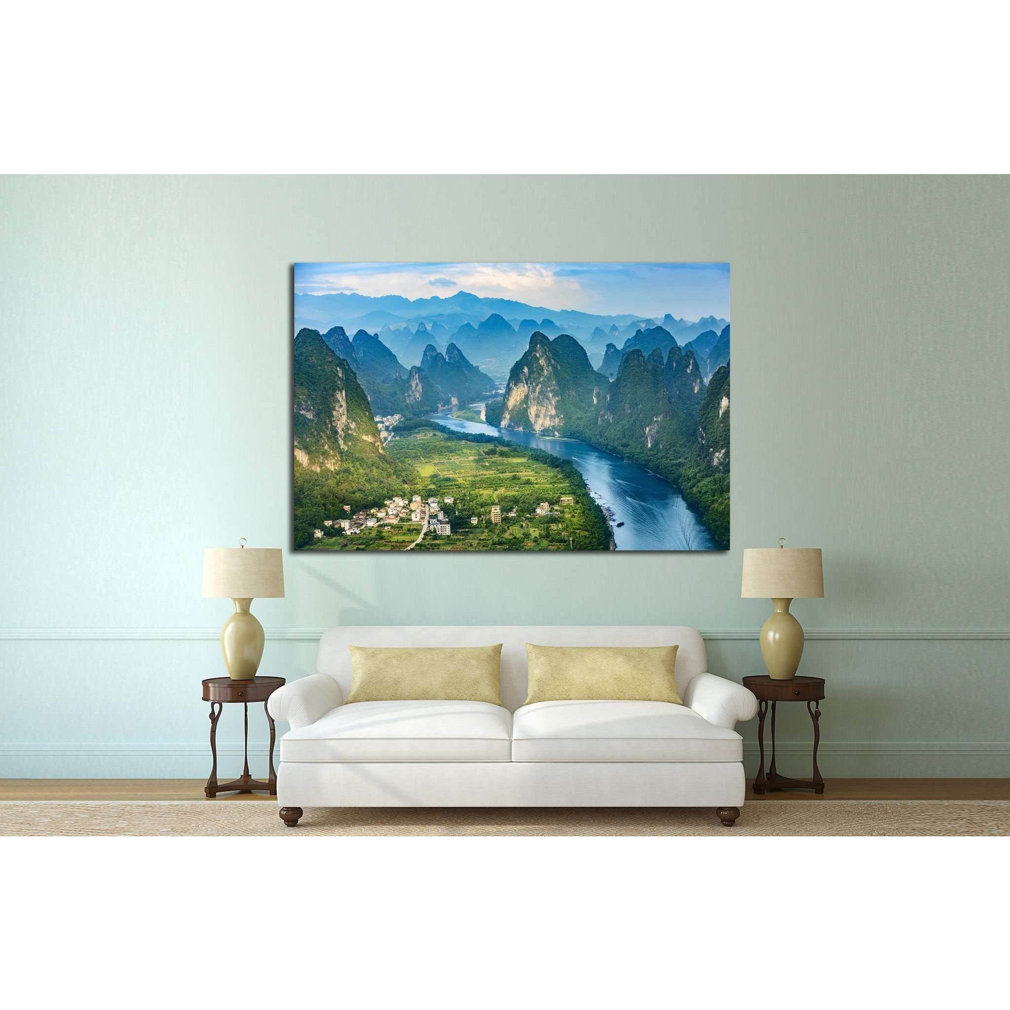 Landscape of Guilin, China №624 Ready to Hang Canvas Print