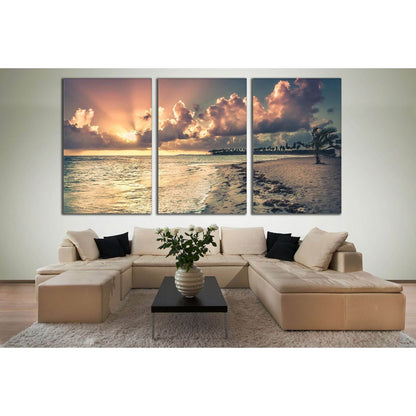 Large Beach №743 Ready to Hang Canvas Print - Zellart Canvas Prints ALL_Products, autopostr_pinterest_65155, autopostr_pinterest_65157, autopostr_pinterest_65158, autopostr_pinterest_65160