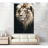 Large Lion №191 Ready to Hang Canvas Print